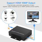 4K BNC TO FHD HDMI CONVERTER CONVERT HD TVI/ CVI/ AHD ANALOG VIDEO SIGNAL TO HDMI
