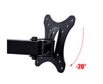 TV Wall Mount Bracket Full Motion Articulating Arms Extension Tilt Rotation, Fits Most 12 - 27 Inch LED, LCD OLED Flat & Curved TVs, Max VESA 100x100mm and Holds up to 33lbs by SVD