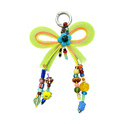 Neon Lime Bow Charm