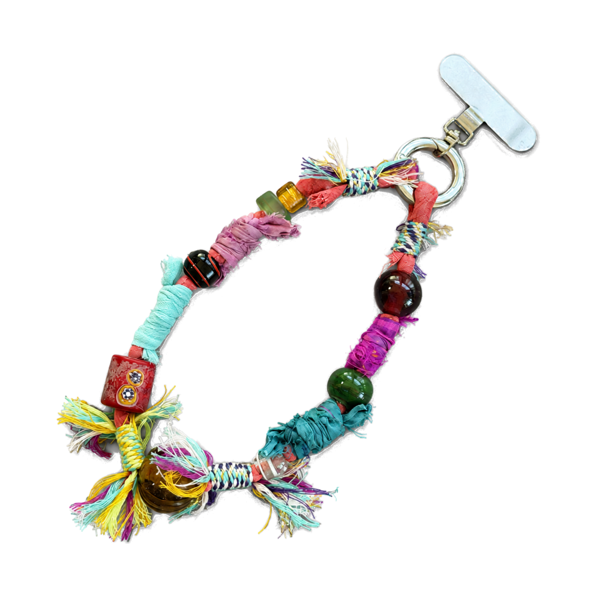 Rainbow Textile Statement Loop