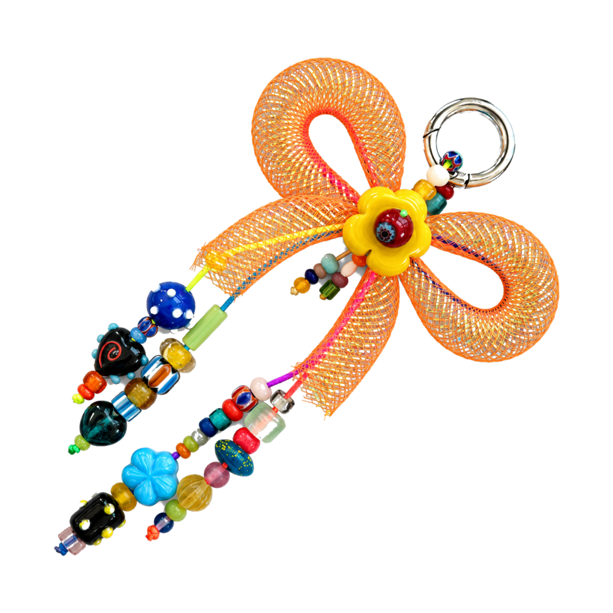 Tangerine Bow Charm