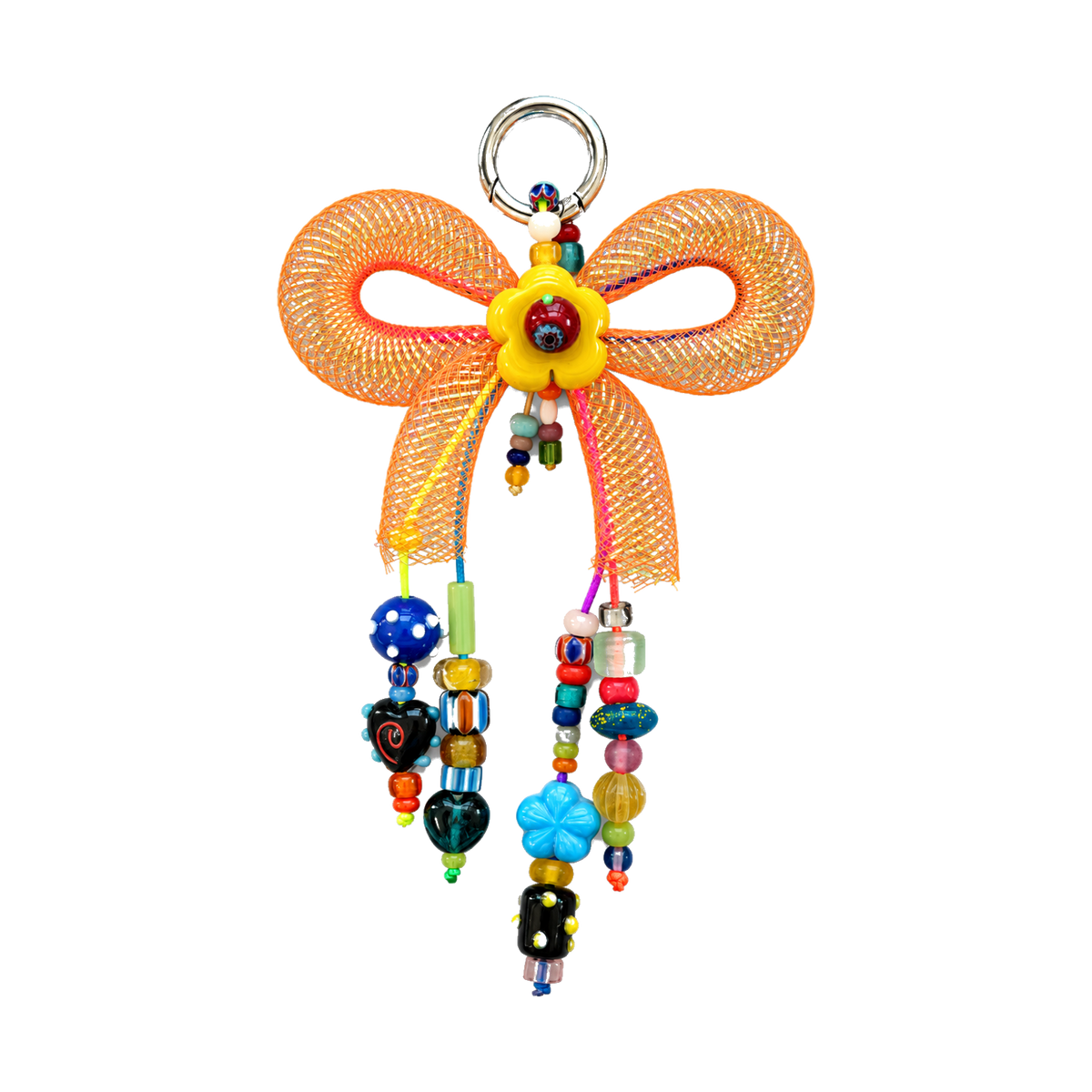 Tangerine Bow Charm