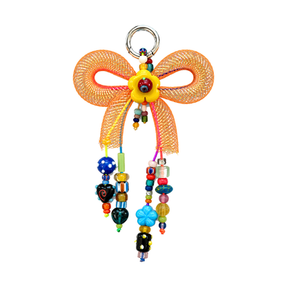 Tangerine Bow Charm