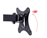 TV Wall Mount Bracket Full Motion Articulating Arms Extension Tilt Rotation, Fits Most 12 - 27 Inch LED, LCD OLED Flat & Curved TVs, Max VESA 100x100mm and Holds up to 33lbs by SVD