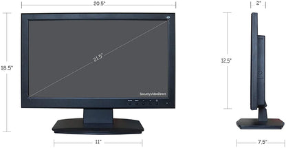 21.5 Inch 3D LED Professional Security Monitor