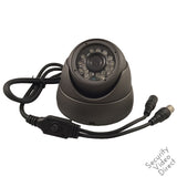 HD-TVI IR Mini Dome Security Camera 1080P, 2.8mm Fixed Lense, 65' IR Outdoor Black