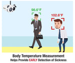 SVD Thermal Camera Temperature Detection Network Camera System Including Ceiling Mount Bracket, Infrared Calibrator